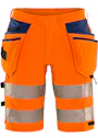 Fristads High-Vis Green Stretch kurze Hose, Klasse 2, 2646 GSTP Vorschaubild