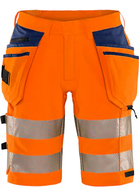 Fristads High vis Green stretch korte broek klasse 2 2646 GSTP