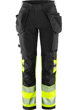 Fristads Stiby High Vis Green werkbroek dames stretch klasse 1 2663 GSTP