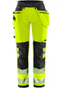 Fristads High Vis Green werkbroek dames stretch klasse 2 2664 GSTP miniatuur