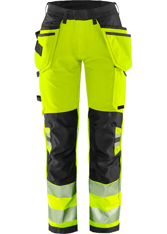 Fristads High Vis Green werkbroek dames stretch klasse 2 2664 GSTP