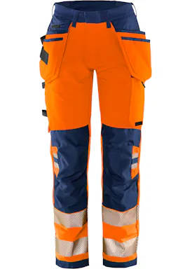 Fristads High Vis Green werkbroek dames stretch klasse 2 2664 GSTP