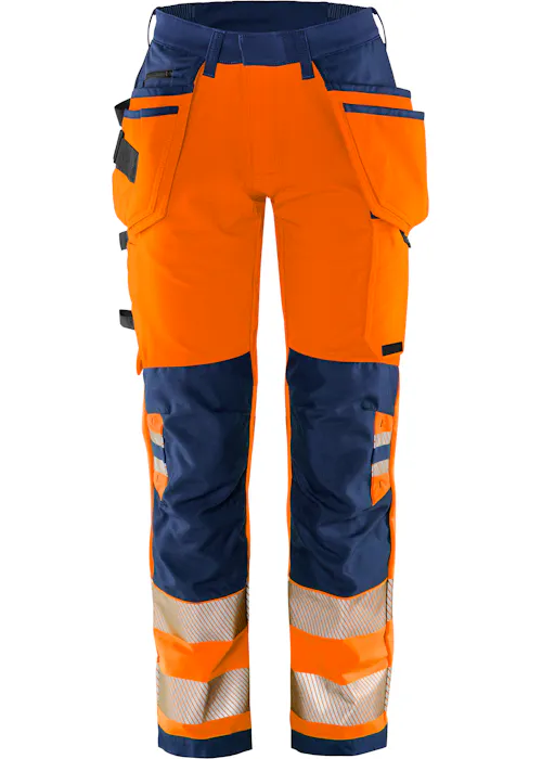 Fristads Stiby High Vis Green werkbroek dames stretch klasse 2 2664 GSTP