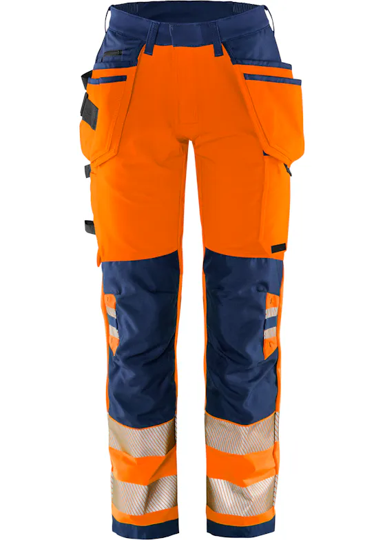 Fristads High Vis Green werkbroek dames stretch klasse 2 2664 GSTP