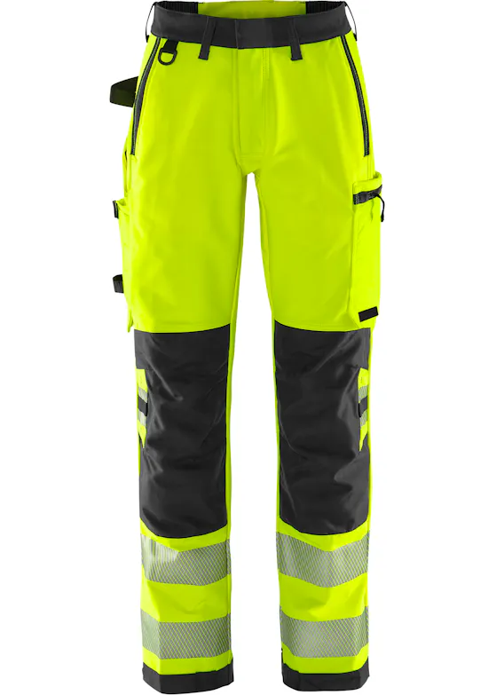 Fristads High-Vis Green Stretchhose für Damen, Klasse 2, 2665 GSTP