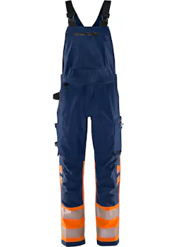 Fristads High vis Green Amerikaanse overall stretch klasse 1 1032 GSTP miniatuur
