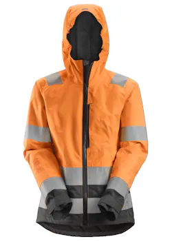 Snickers Workwear AllroundWork High-Vis Waterproof Shell Damesjack Klasse 2 -/3 1347 miniatuur