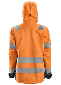 Snickers Workwear AllroundWork High-Vis Waterproof Shell Damesjack Klasse 2 -/3 1347 miniatuur