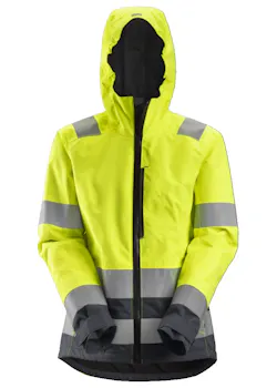 Snickers Workwear AllroundWork High-Vis Waterproof Shell Damesjack Klasse 2 -/3 1347