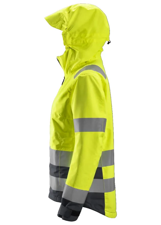 Snickers Workwear AllroundWork High-Vis Waterproof Shell Damenjacke Klasse 2/3 - 1347