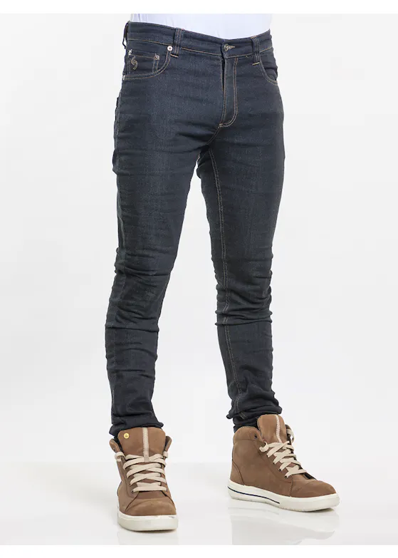 Chaud Devant Kochhose Skinny Regular Jogg Denim-Schwarz
