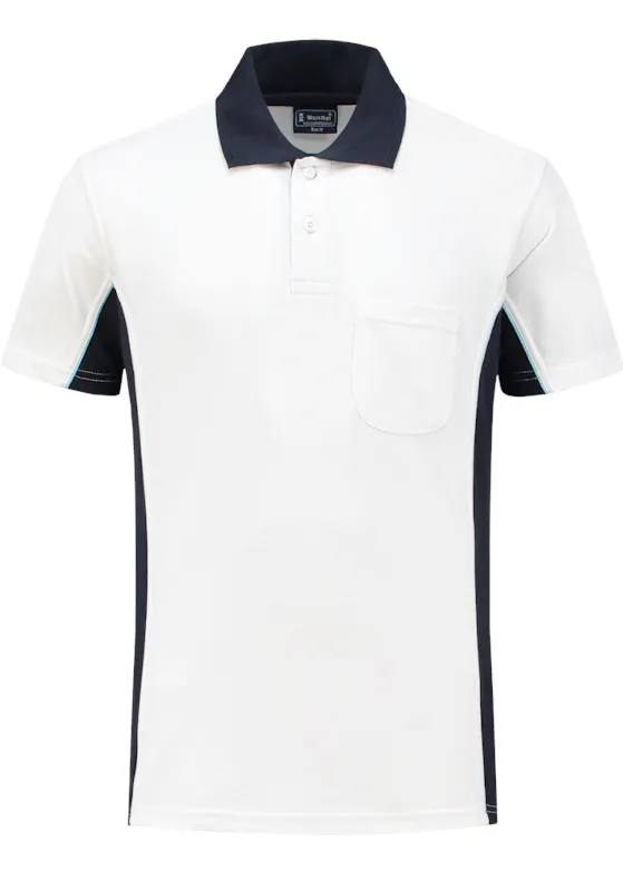WorkMan 10.6.1401. Poloshirt Bi-Colour Chestpocket Regular Fit