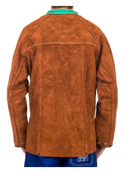 Weldas 44-7300 Lava Brown™ Split Rundlederen Lasjas miniatuur