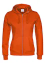 Cottover 141009 Hoodie Full Zip Regular Fit Dames miniatuur