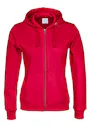 Cottover 141009 Hoodie Full Zip Regular Fit Dames miniatuur
