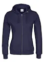 Cottover 141009 Hoodie Full Zip Regular Fit Dames miniatuur