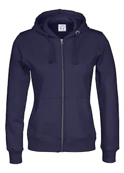 Cottover 141009 sweat à capuche zippé intégral coupe standard pour femmes thumbnail (vignette)