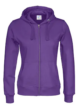 Cottover 141009 sweat à capuche zippé intégral coupe standard pour femmes thumbnail (vignette)