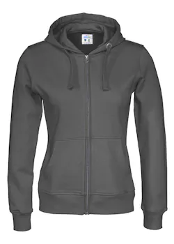 Cottover 141009 sweat à capuche zippé intégral coupe standard pour femmes thumbnail (vignette)