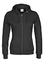 Cottover 141009 Hoodie Full Zip Regular Fit Dames miniatuur