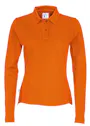 Cottover 141017 Poloshirt LS Pique Regular Fit Dames miniatuur