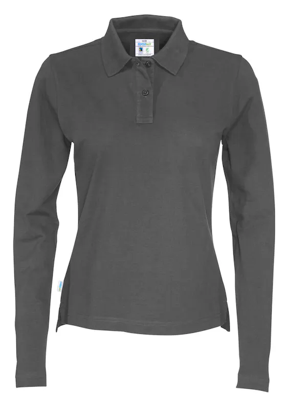 Cottover 141017 Poloshirt LS Pique Regular Fit Dames