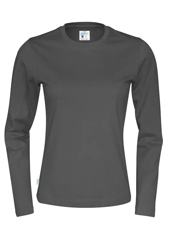 Cottover 141019 T-shirt LS Slim Fit Dames