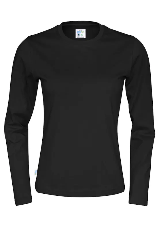 Cottover 141019 T-shirt LS Slim Fit Dames