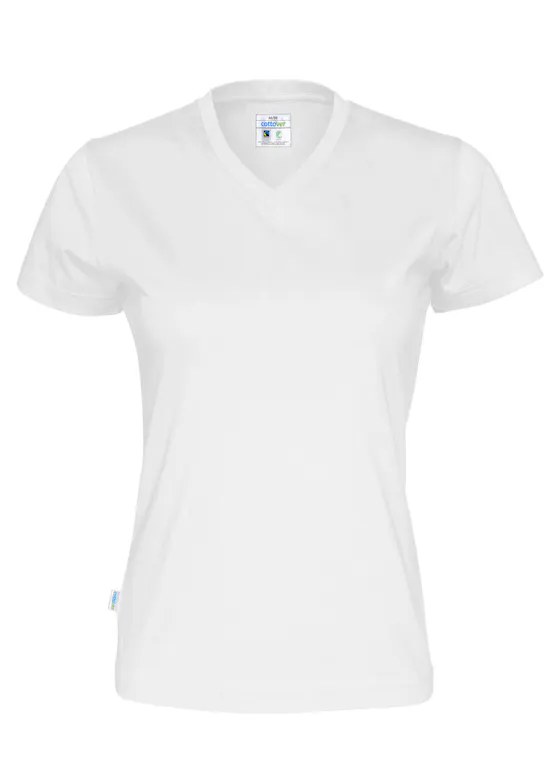 Cottover 141021 T-shirt V-neck Slim Fit Dames