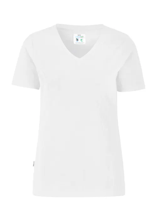 Cottover 141025 T-Shirt Stretch V-neck Slim Fit Dames