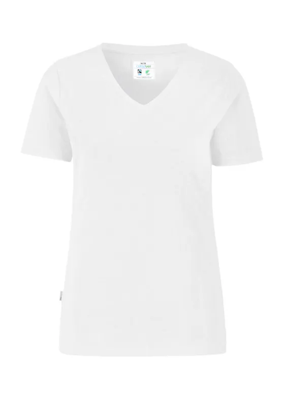 Cottover 141025 T-Shirt Stretch V-neck Slim Fit Dames