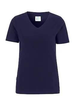 Cottover 141025 T-Shirt Stretch V-neck Slim Fit Dames miniatuur
