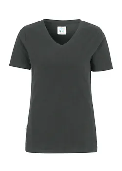 Cottover 141025 T-Shirt Stretch V-neck Slim Fit Dames miniatuur