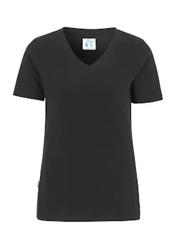 Cottover 141025 T-Shirt Stretch V-neck Slim Fit Dames