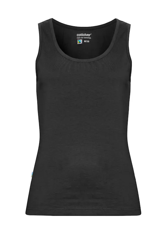 Cottover GOTS 141057 Slim Fit Damen-Tanktop