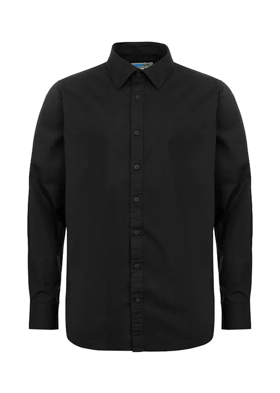 Cottover GOTS Poplin Slim Fit-Shirt für Herren