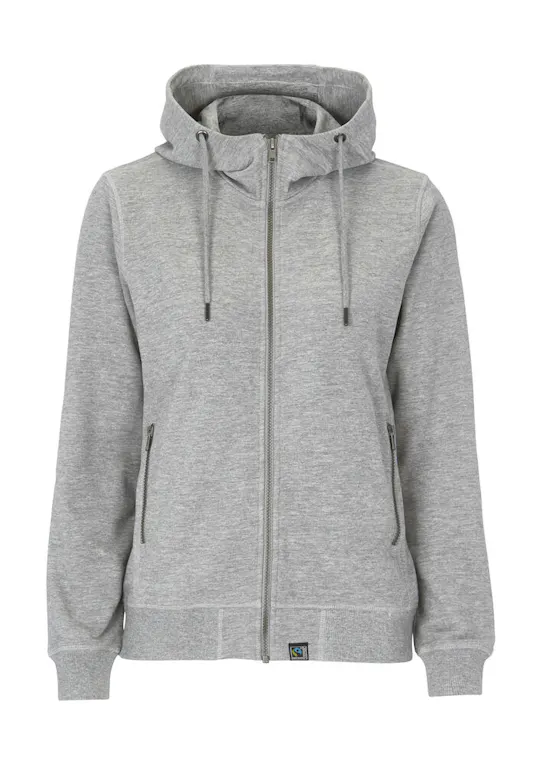 Cottover F. Terry Full-Zip Hooded Jacket — Ladies