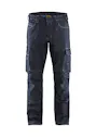 Blåkläder 1439 Service Werkbroek Denim Stretch miniatuur