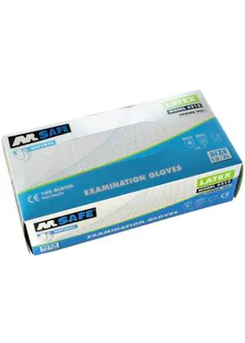 M-Safe 4215 Disposable Latexhandschuhe (100 St.)