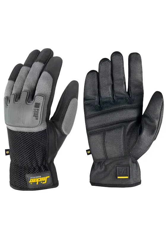 Snickers 9585 Power Core Gloves - schwarz/grau - 7 (95850448007)