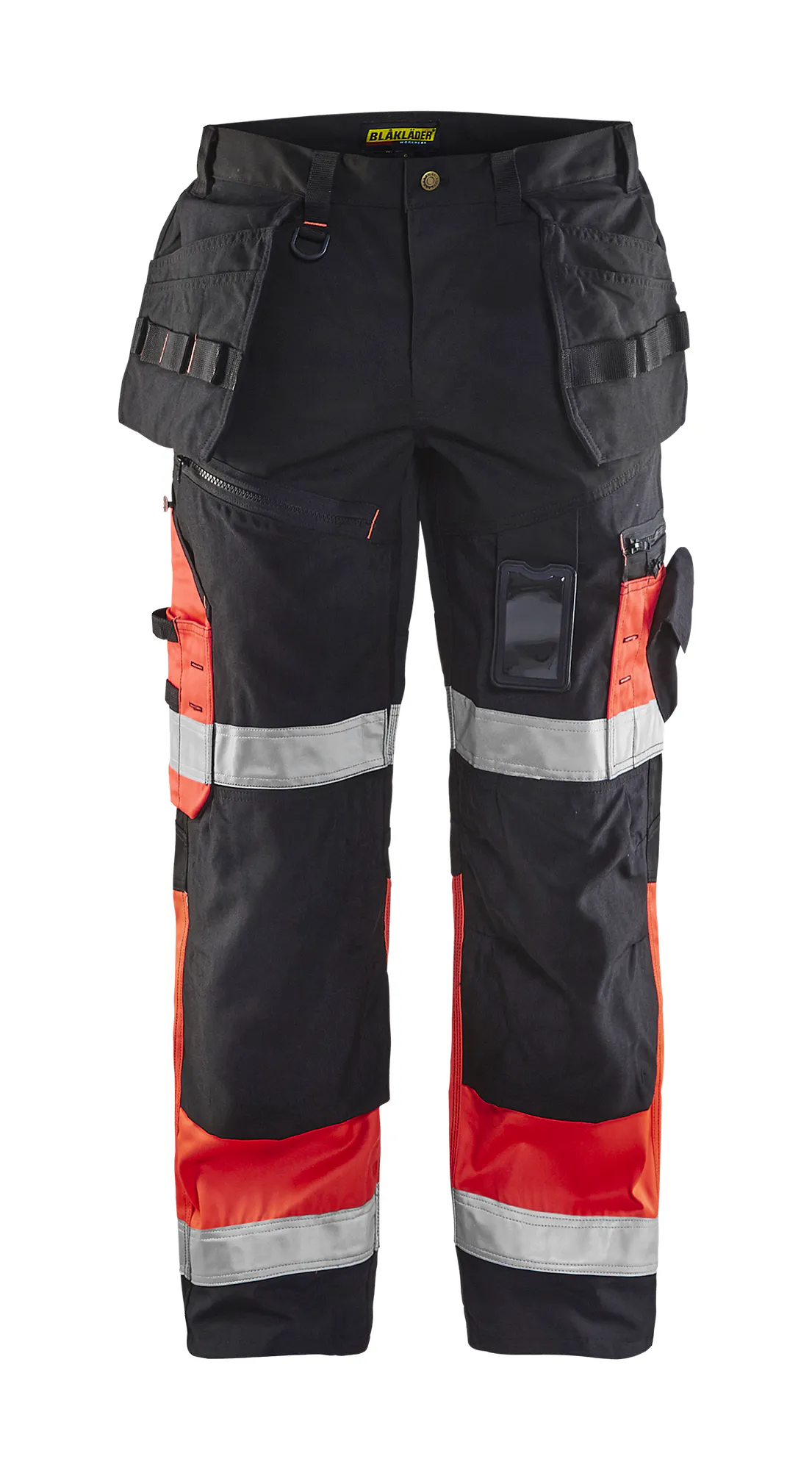 Zwart/Fluor Rood