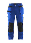 Korenblauw/zwart