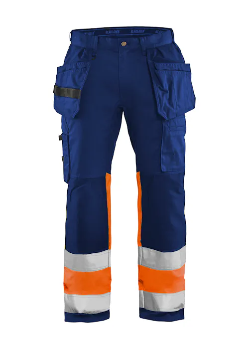 Blaklader 1558 Pantalon de travail haute visibilité en stretch
