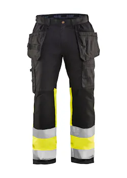 Blaklader 1558 High Vis werkbroek met stretch