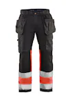 Zwart/High Vis Rood