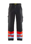 Zwart/Fluor Rood
