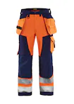 Oranje/Marineblauw