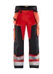 Fluor Rood/Zwart