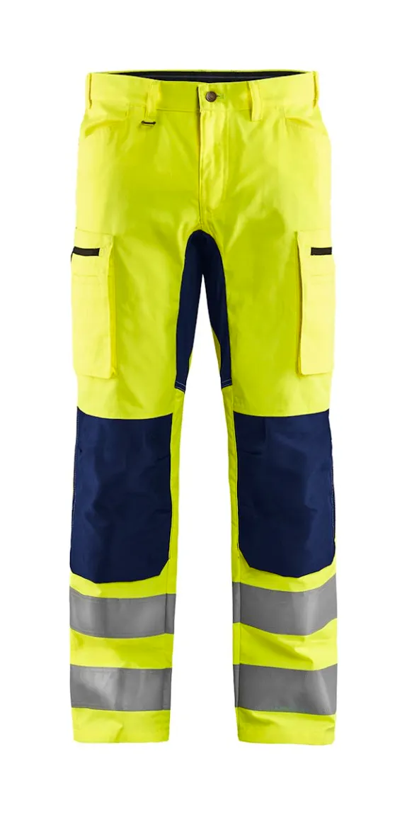 High Vis Gelb/Marineblau