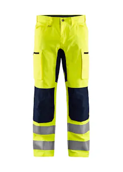 Blaklader High Vis Werkbroek Met Stretch miniatuur